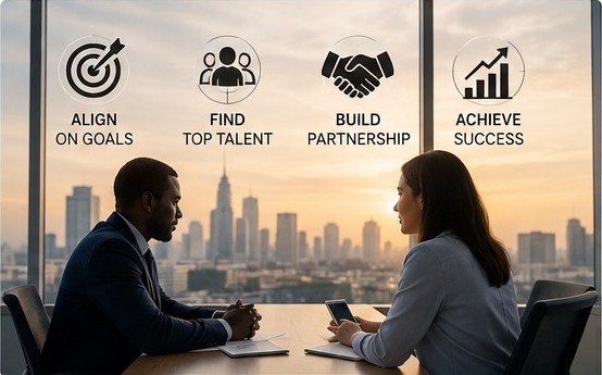 Strategic talent partnership meeting